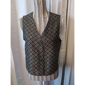 Y2K‎ Sophisticates Women's Vintage Geometric Vest Size Medium